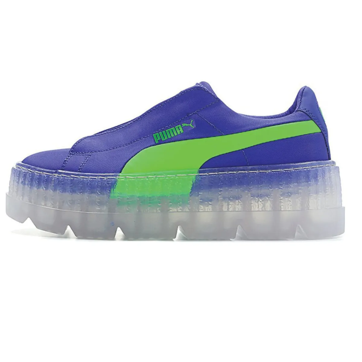 PUMA Cleated Creeper Surf Rihanna Fenty Blue Green Women's