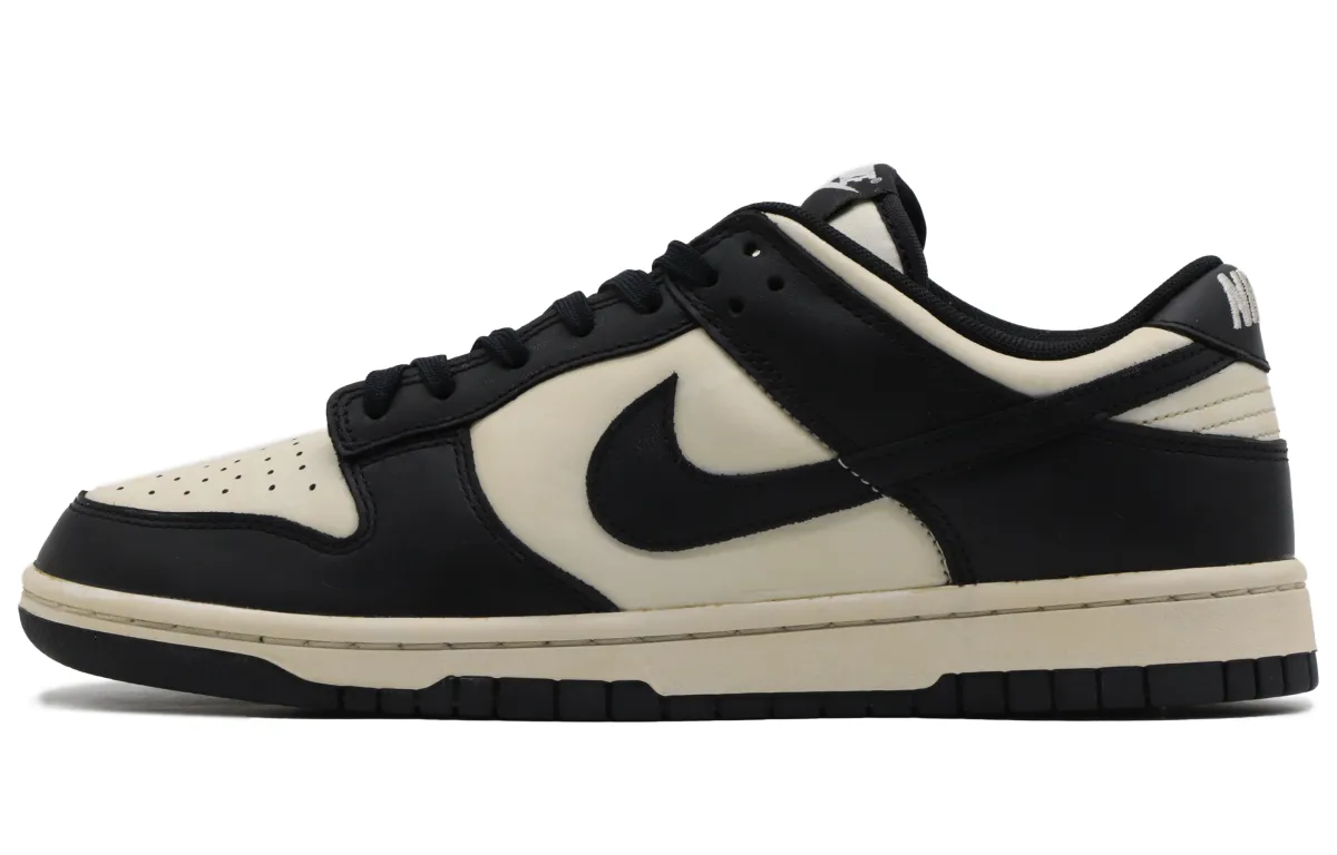 Nike Dunk Low top Skateboard Shoes Men's Black White Brown
