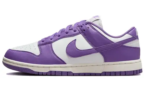 Nike Dunk LOW Next Nature Abrasion Resistant Breathable Low top Skateboard Shoes Women's Purple White