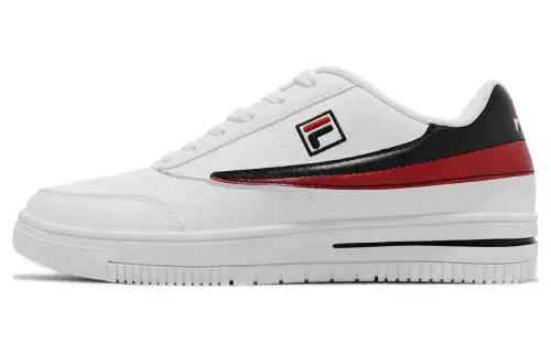 FILA Orig Tennis Coverage Abrasion Resistant Low top Skateboard Shoes Men's White Black