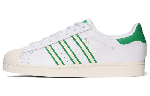 Adidas Superstar Team Colors White Green
