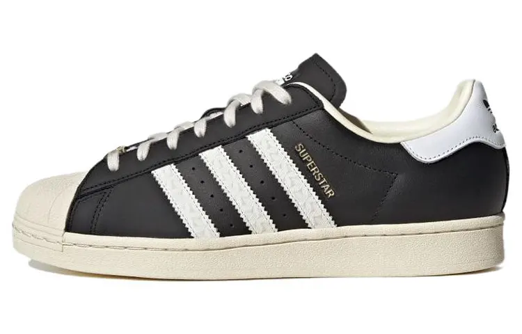 Adidas Superstar 'Debossed Stripes - Black Cream White'