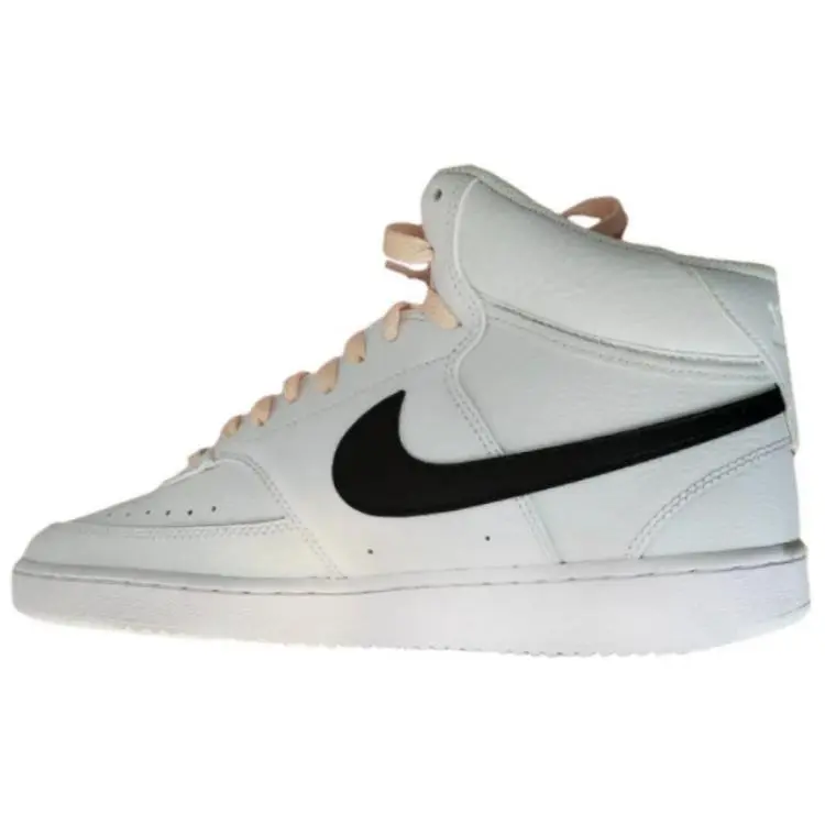 Nike Court Vision Slip Resistant Abrasion Resistant Mid top Skateboard Shoes Women's White