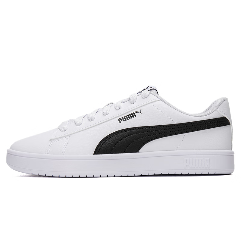 PUMA Rickie Classic Abrasion Resistant Low top Skateboard Shoes Unisex White Black