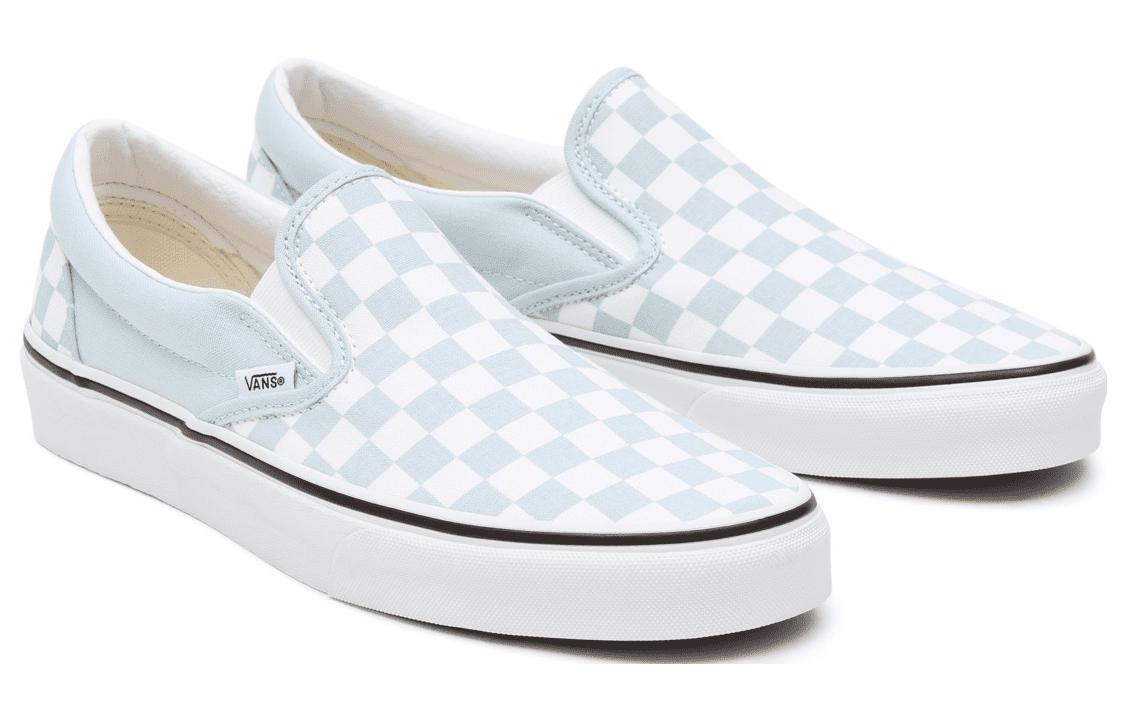 слипоны Vans slip-on (бело-синий) — фото 3