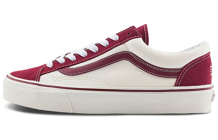 Кеды Vans Style 36 Classics (бежево-красные)