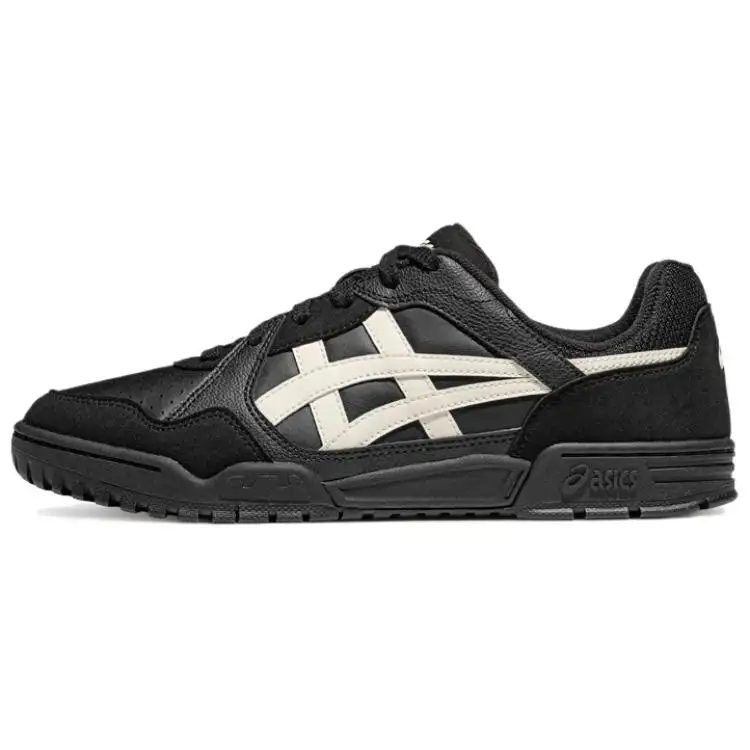 Asics Court MZ Abrasion Resistant Low top Skateboard Shoes Unisex Black