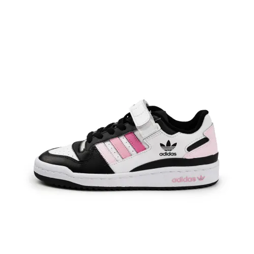 Adidas Originals FORUM Skateboard Shoes Unisex Low Top White//Pink