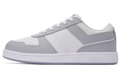 Pony Street Comfortable Slip Resistant, Abrasion Resistant, Lightweight Low top Skateboard Shoes Unisex Gray