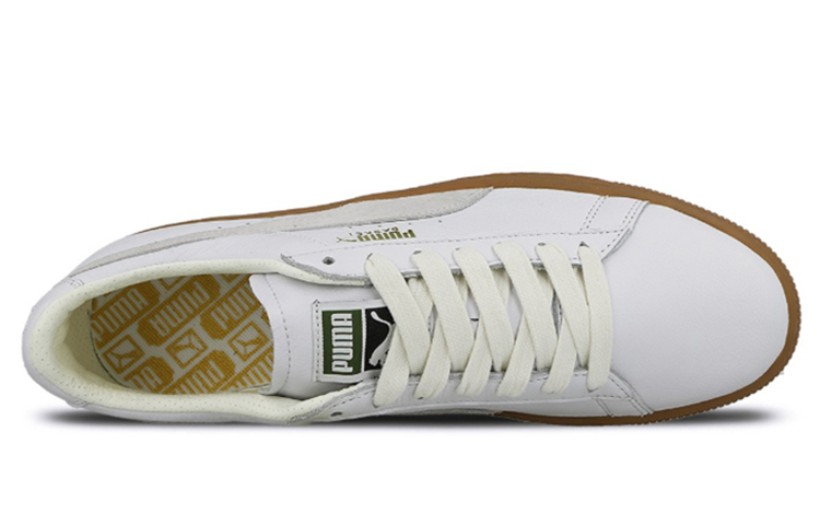Мужские кеды PUMA Basket Gum Deluxe (белые) — Белый — фото 4