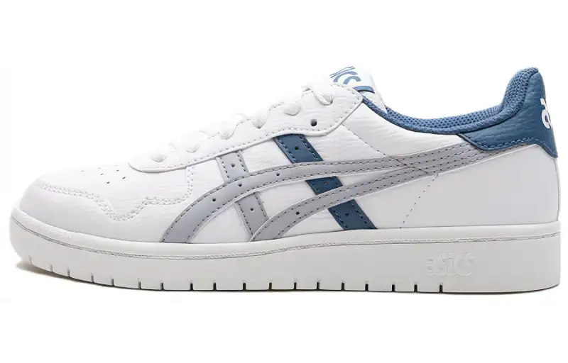 Asics JAPAN S Wear resistant And Lightweight Low top Skateboard Shoes Unisex White Blue