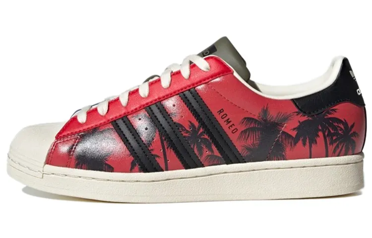 Adidas Originals Superstar Shoes 'Red Black Blue'