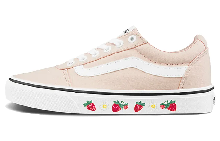 Vans Ward Pink Strawberry Printing Pink Women's