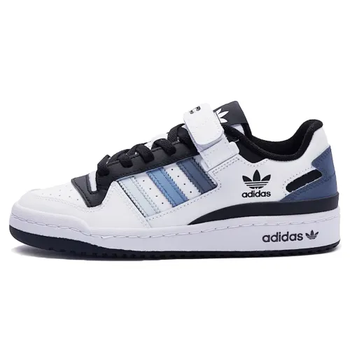 Adidas Originals FORUM Bubble Jellyfish, Blueberry Soda Abrasion Resistant Low top Skateboard Shoes Unisex Blue