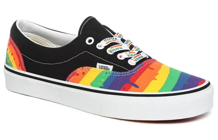 Кеды Vans Era Rainbow Drip (черно-радужные) — фото 3