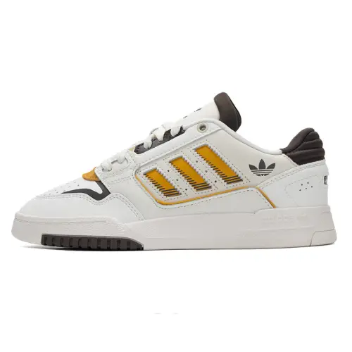Adidas Originals Drop Step 2.0 Slip Resistant, Abrasion Resistant, Breathable Low top Skateboard Shoes Unisex Ecru