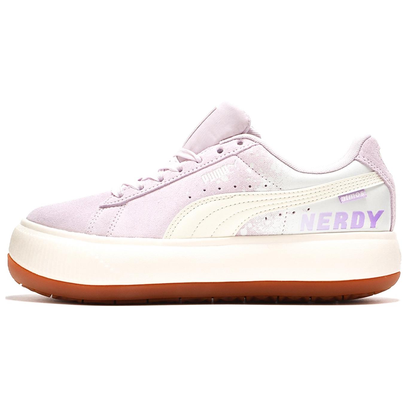 NERDY X ATMOS x PUMA Suede Low top Skateboard Shoes Women's Pink