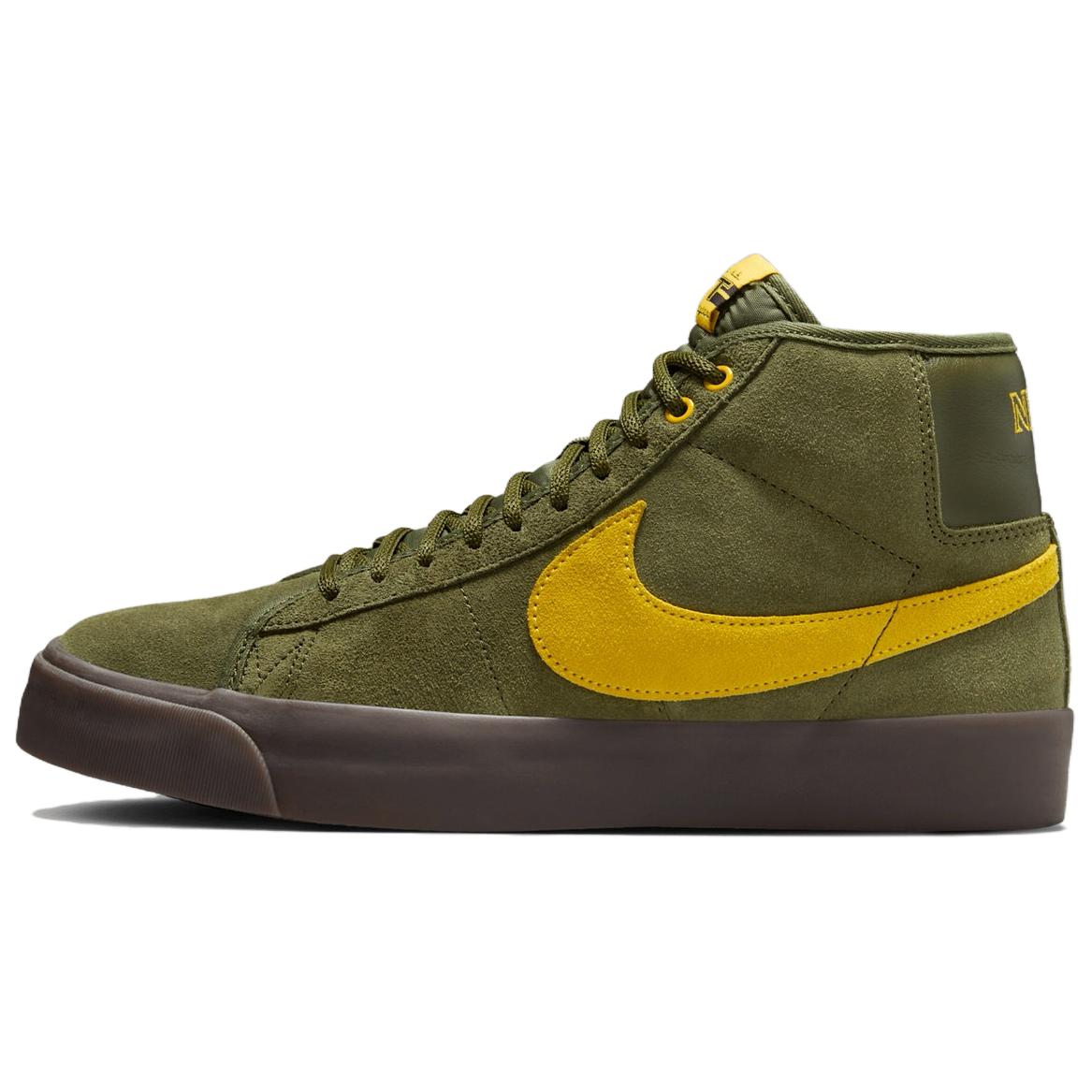 Кеды Nike Nike SB Zoom Blazer (зеленые)