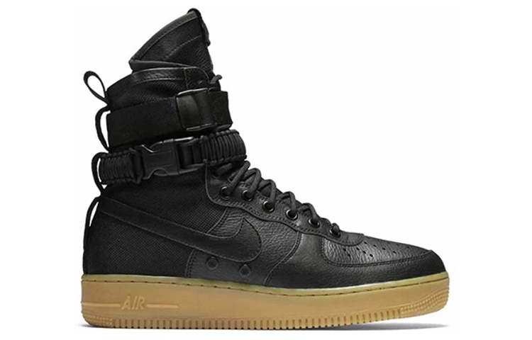 Мужские кеды Nike Air Force 1 (черный) — фото 2