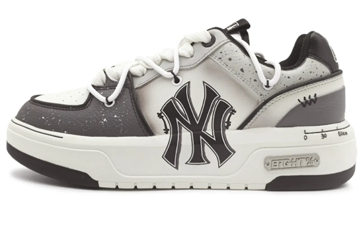 MLB Chunky Liner Low top Skateboard Shoes Unisex Gray White