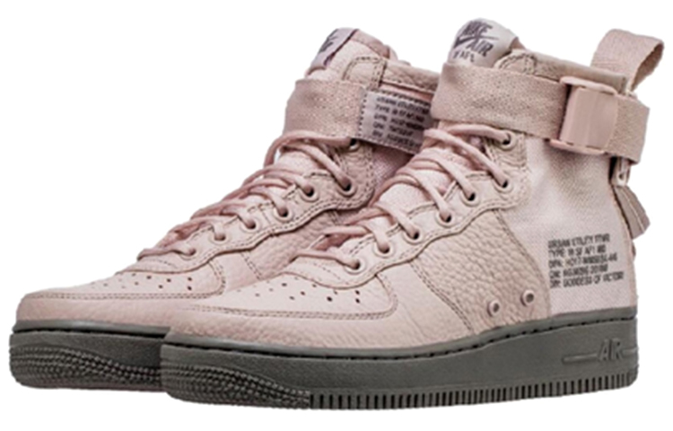 Женские кроссовки Nike Air Force 1 Silt Red (W) (розовый) — 樱花粉 — фото 3