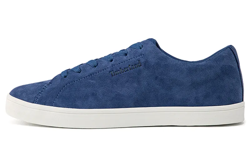 Timberland Skateboard Shoes Men's Low Top Blue/White