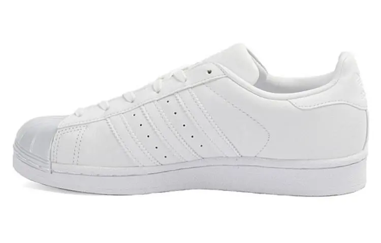 Adidas Originals SUPERSTAR Fabric Lightweight Low top Skateboard Shoes Women's White