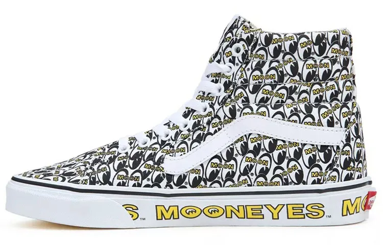 Sk8 Mooneyes x Sk8 Vans-Hi 'True White Yellow'