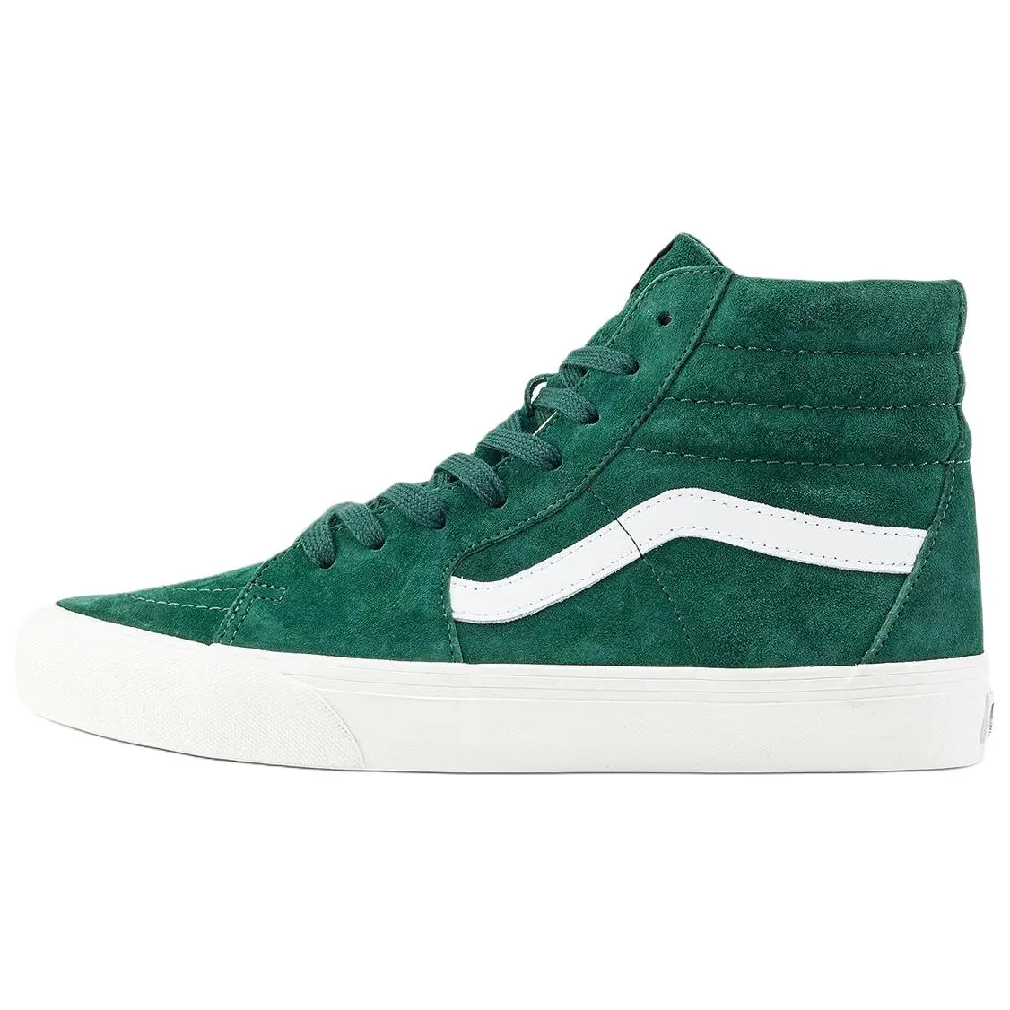 Vans Sk8 Hi High top Skateboard Shoes Unisex Dark Green White