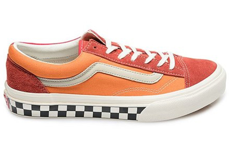 Кеды Vans Style 36 OG (оранжево-синие) — фото 2