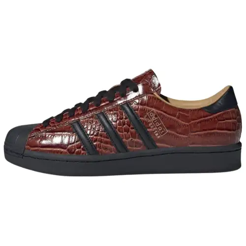 Superstar Adidas Originals Vintage 'Fox Brown Croc'