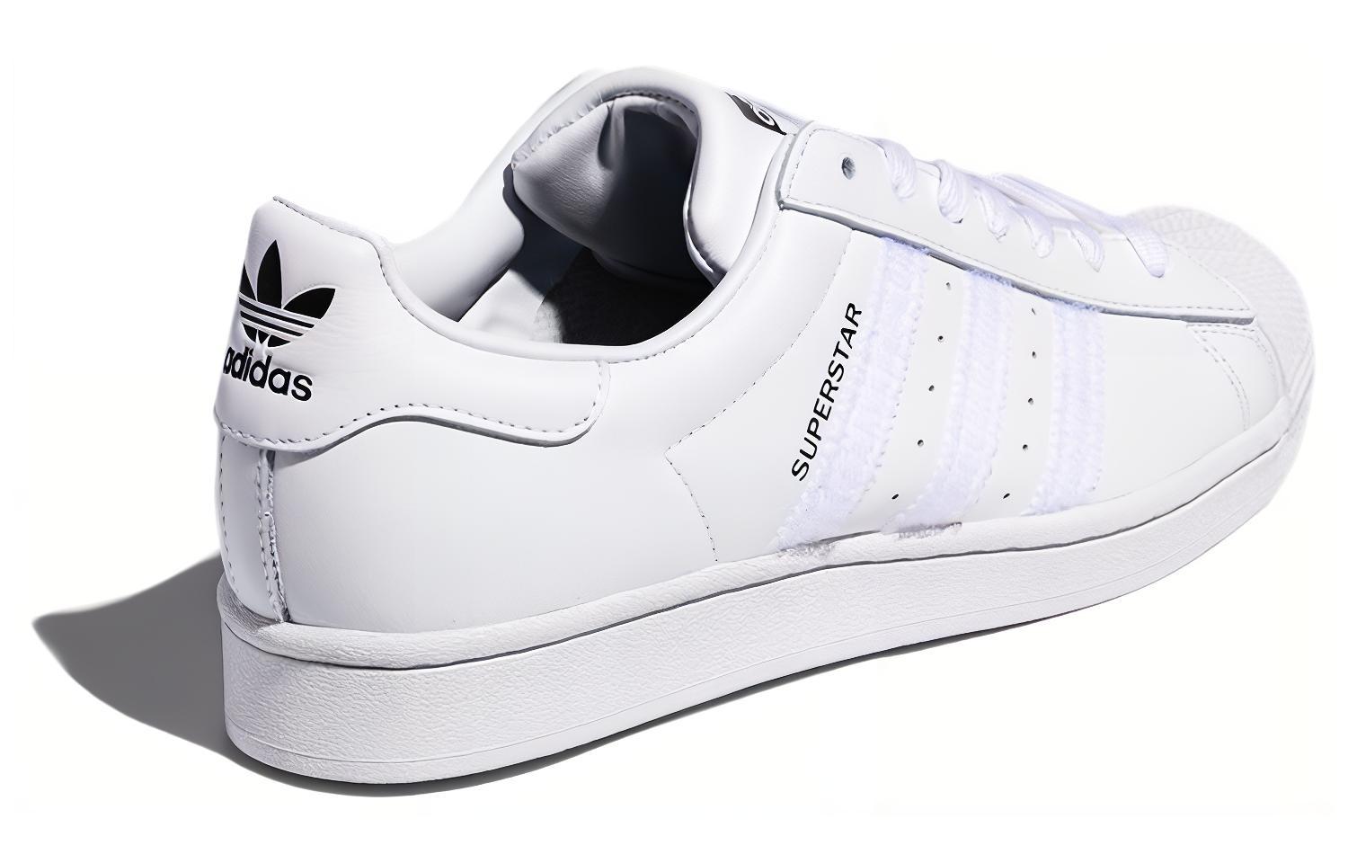Кеды adidas Originals Superstar (бело-серый) — Белый / серый — фото 4