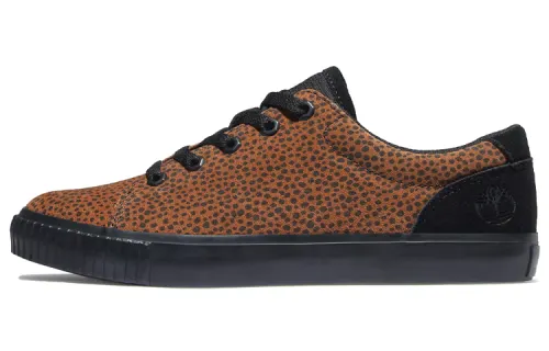 Timberland Skyla Bay Skateboard Shoes Women's Low Top Cheetah/Black
