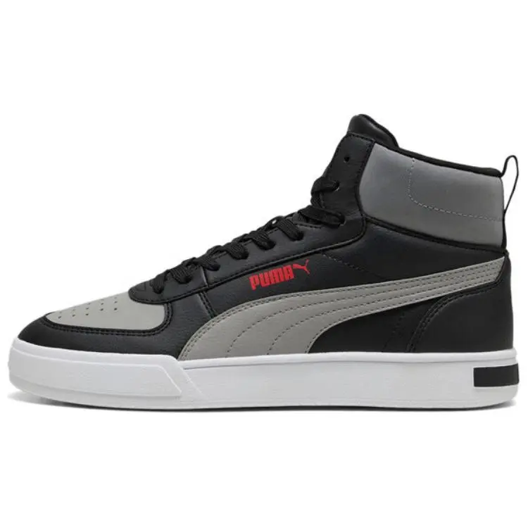 PUMA Caven Abrasion Resistant Mid top Skateboard Shoes Unisex Black