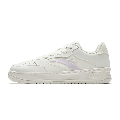 Anta Easy 2 Coverage Slip Resistant Abrasion Resistant Lightweight Height Increasing Low top Skateboard Shoes Women's