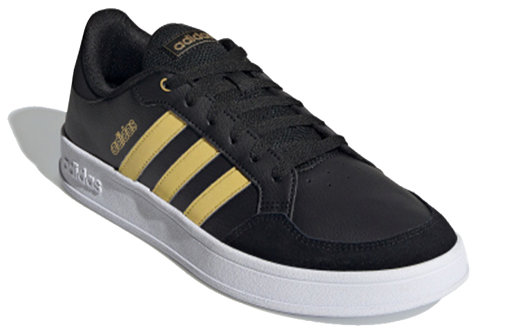 Мужские кеды adidas neo Breaknet (черно-желтые) — фото 3