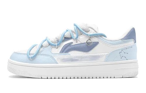 Li Ning Tianji Slip Resistant Abrasion Resistant Slip Resistant Abrasion Resistant Low top Skateboard Shoes Women's