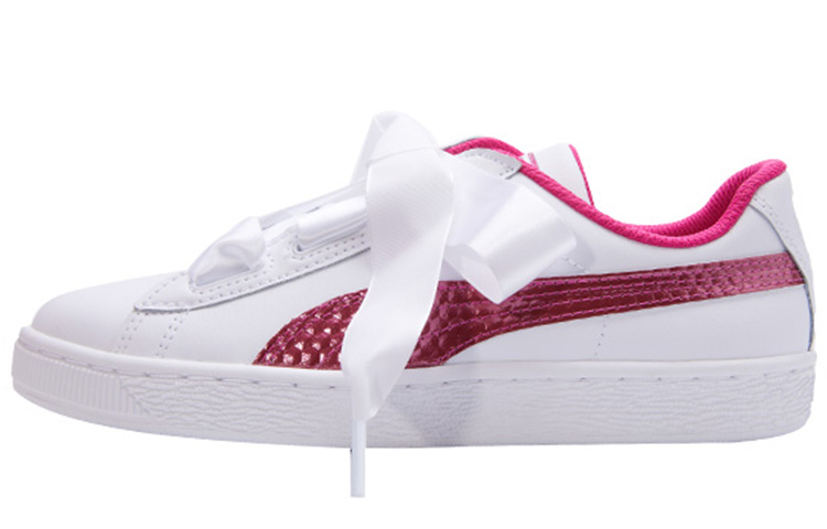 PUMA Basket Heart Coated Glam Jr 'Pink Blue' Women's