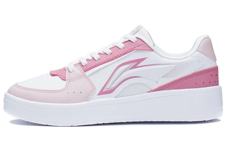 Li Ning Galaxy, Casual Versatile, Slimming White Sneakers Low top