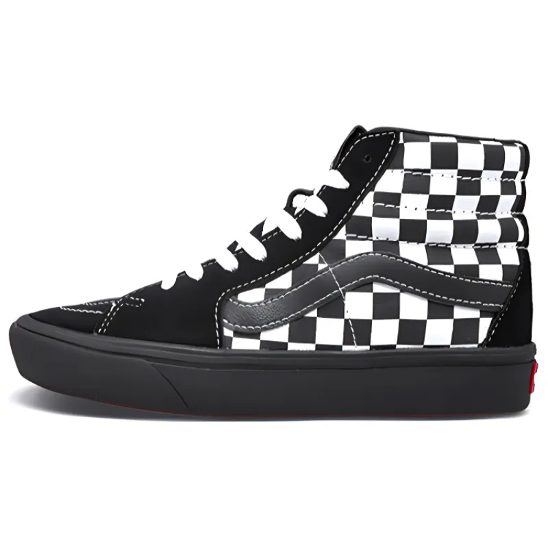 Sk8 Vans-Hi ComfyCush 'Mixed Media - Black Checker'