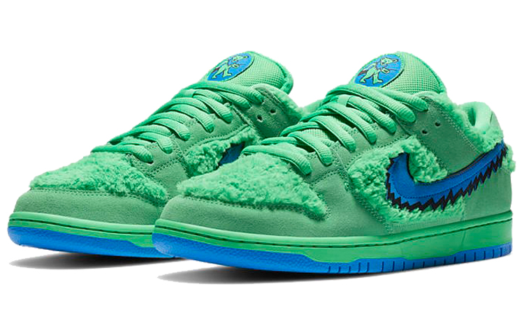 Кеды Nike Dunk SB Green Bear (сине-зеленая) — фото 3