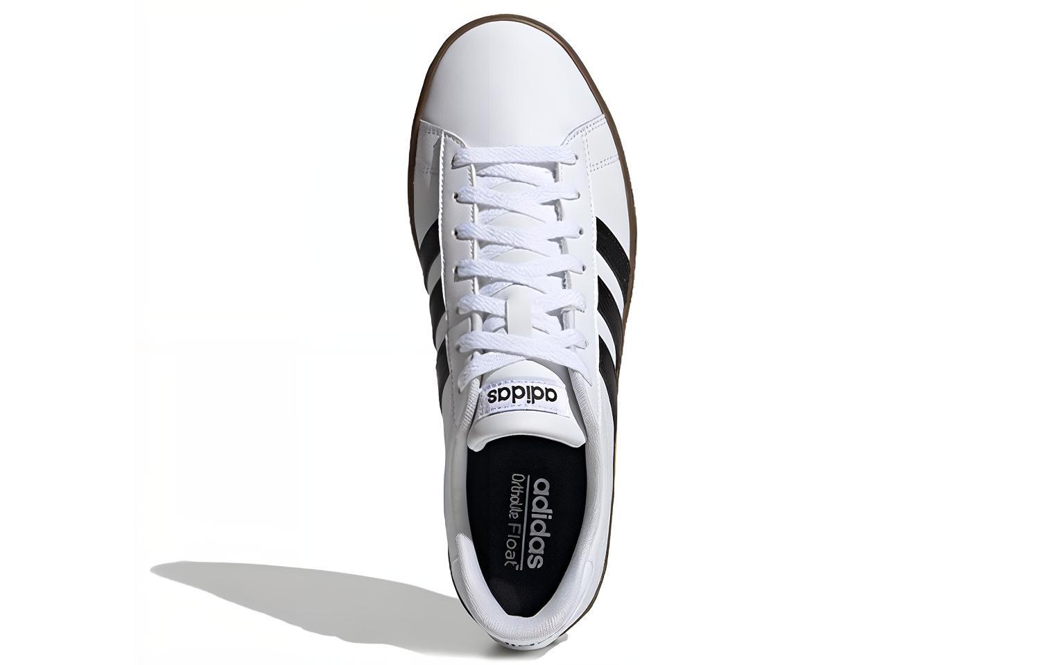 Мужские кеды adidas neo Daily 2.0 (бело-черные) — фото 5