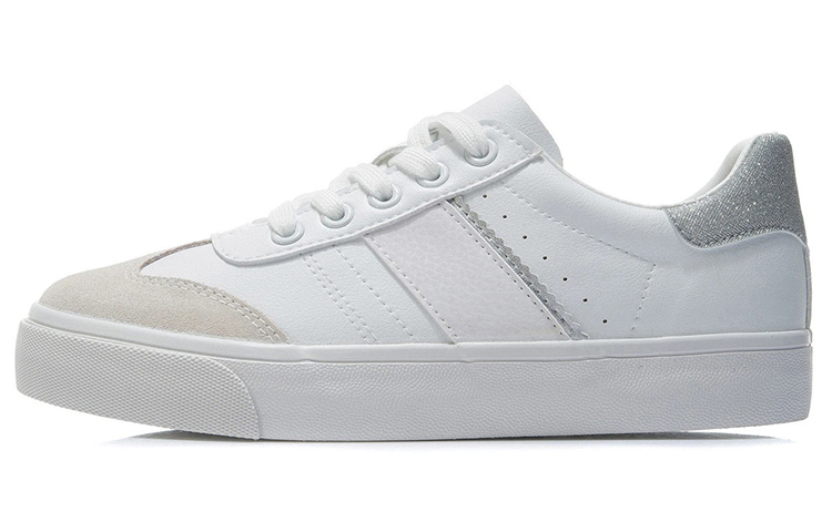 Li Ning Vulc Lite Low top Skateboard Shoes Men's White