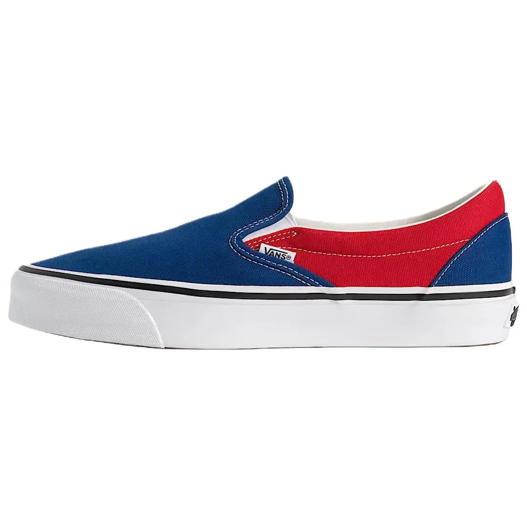 ENGINEERED GARMENTS x Vans Slip on 98 Support Skateboard Shoes Unisex Red Blue