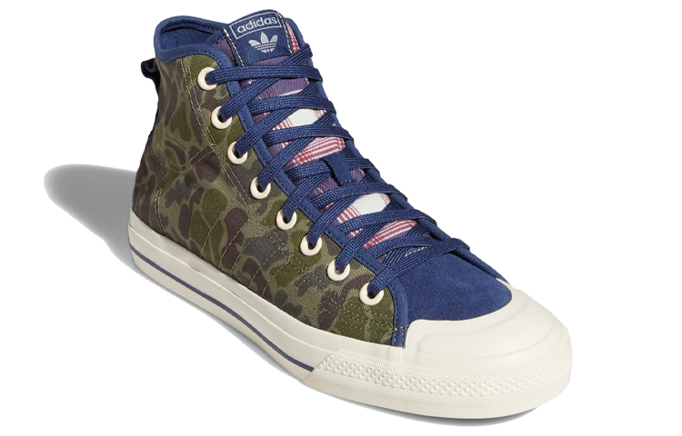 Кеды adidas originals NIZZA High RF (леопардово-камуфляжные) — фото 4