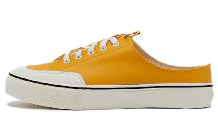 FILA Low top Skateboard Shoes Unisex Ginger Yellow Korean Style