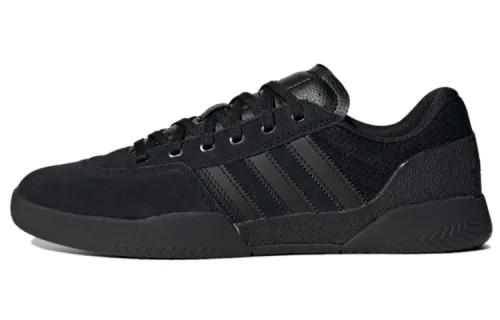 Adidas Originals City Cup Abrasion Resistant Low top Skateboard Shoes Men's Black