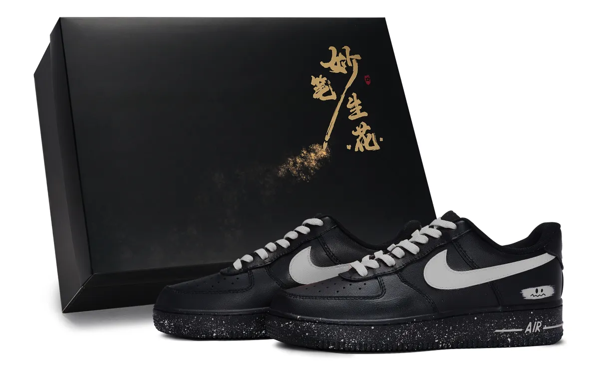 Nike Air Force 1 Skateboard Shoes Unisex Low Top Gray