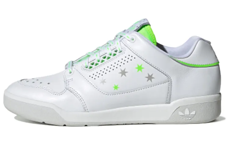 Adidas Originals Slamcourt Synthetic Leather Slip Resistant Cushioning Abrasion Resistant Low top Skateboard Shoes
