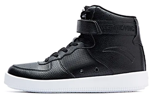 Anta Synthetic Leather Cushioning Slip Resistant Lightweight High top Skateboard Shoes Men's